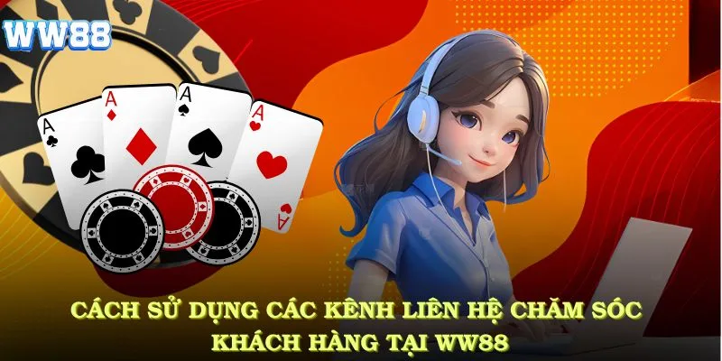 Cách sử dụng các kênh Liên hệ Chăm sóc khách hàng tại WW88