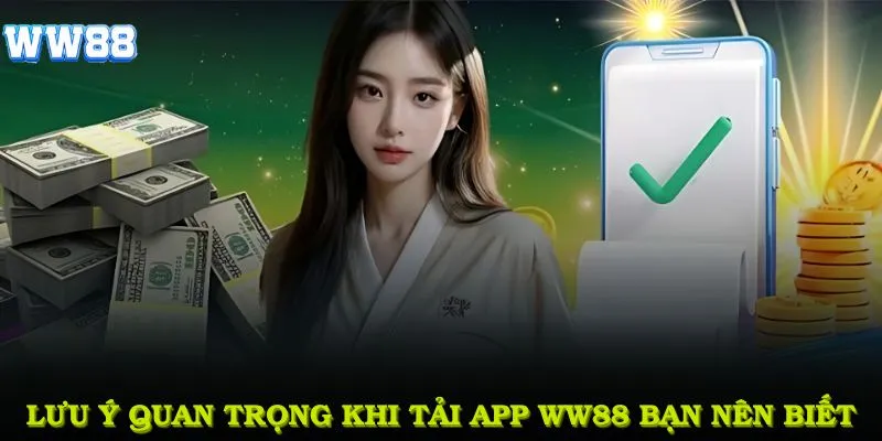 Lưu ý quan trọng khi tải app WW88 bạn nên biết